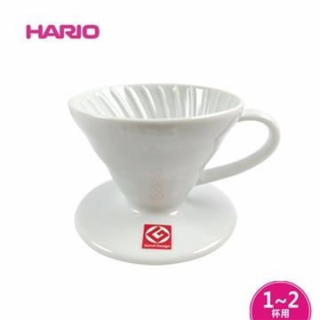 【南紡購物中心】 【HARIO】V60 白色01陶瓷(磁石)濾杯 (VDC-01W)