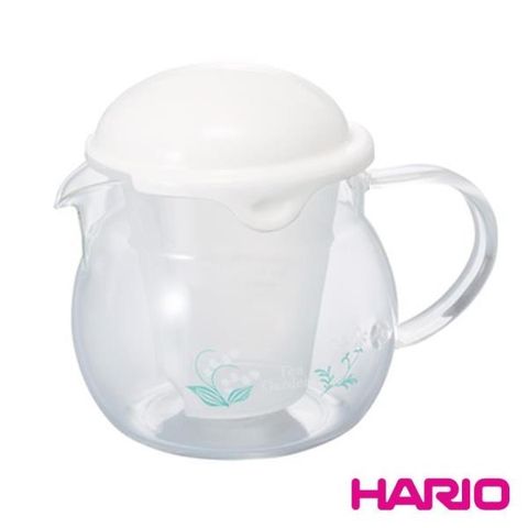 【南紡購物中心】 HARIO KIRARA蛋型白色茶壺 / CHY-36-W