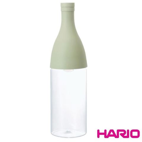 HARIO 【南紡購物中心】  AISNE香檳瓶粉綠冷泡茶壺 / FIE-80-SG 