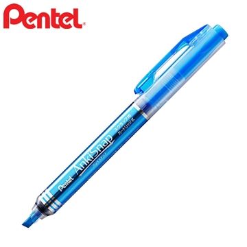 Pentel 飛龍 【南紡購物中心】 日本剪報筆SMS1-S螢光筆AnkiSnap重點筆記號筆考題筆試題筆記號筆食譜記錄筆框選筆