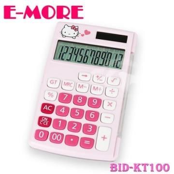 【南紡購物中心】 E-MORE Sanrio經典系列-Hello Kitty 12位數計算機KT100
