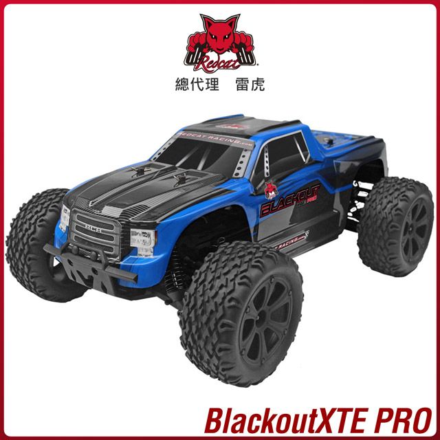 Redcat Racing BLACKOUT XTE PRO 1/10無刷四驅大腳車 藍6050RT-07013