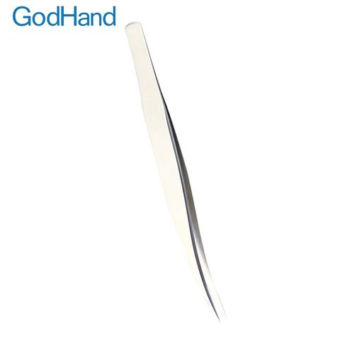 GodHand 神之手 日本先細特尖鑷子GH-PS-SB尖頭鑷子(適精密物品0.7mm以下零件)略彎曲鑷子