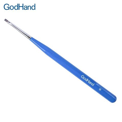 GodHand 神之手 日本神之筆細頭平筆GH-EBRSP-H(刷毛寬2mm)模型用筆模型筆平頭筆平頭畫筆平畫筆彩筆