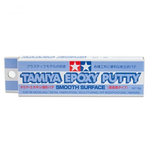 日本TAMIYA光滑高密度型補土87052模型用EPOXY PUTTY環氧化樹脂AB補土田宮高密度補土替代POLY膠塑型用