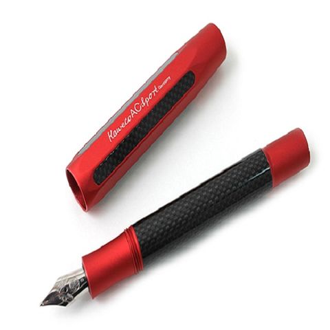 Kaweco AC Sport 鋁碳纖維鋼筆-紅 EF F尖現貨