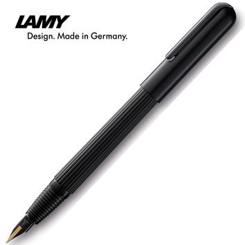 《LAMY IMPORIUM 典藏皇家系列 14K金 黑桿黑夾 F尖鋼筆》德國 LAMY