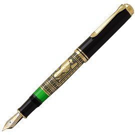 Pelikan 百利金  TOLEDO 18K雙色筆尖大金雕鋼筆(M900)限量紀念鋼筆禮盒