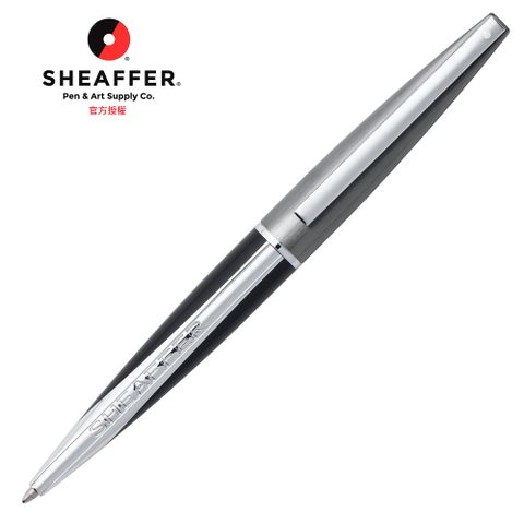 SHEAFFER 西華 雷神系列灰桿銀夾原子筆 E2944151