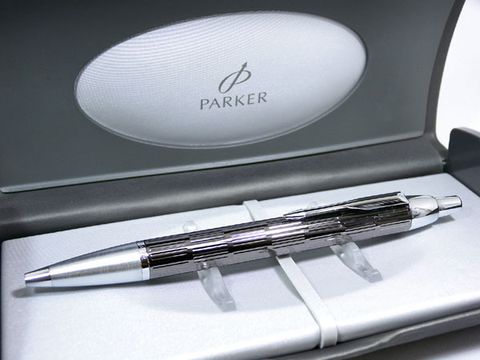 原廠 PARKER派克 IM 經典高級系列雙色流線原子筆(P0905650)另有鈦金格紋P0905750