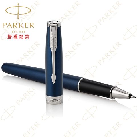 PARKER 派克 卓爾海洋藍白夾 鋼珠筆