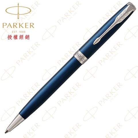 PARKER 派克 卓爾海洋藍白夾 原子筆