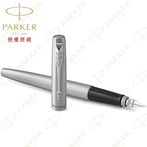 PARKER 派克 新Jotter喬特原創系列 鋁桿鋼白夾 F尖 鋼筆