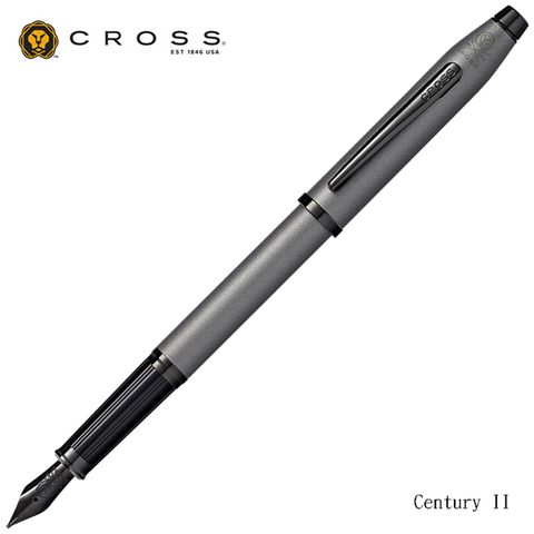 CROSS 高仕 Century II 新世紀 鋼灰色 F尖鋼筆*AT0086-115《 買鋼筆送卡式墨水 》
