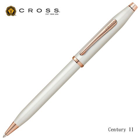 CROSS Century II 新世紀 珍珠白亮漆 原子筆*AT0082WG-113《買筆送筆芯  》