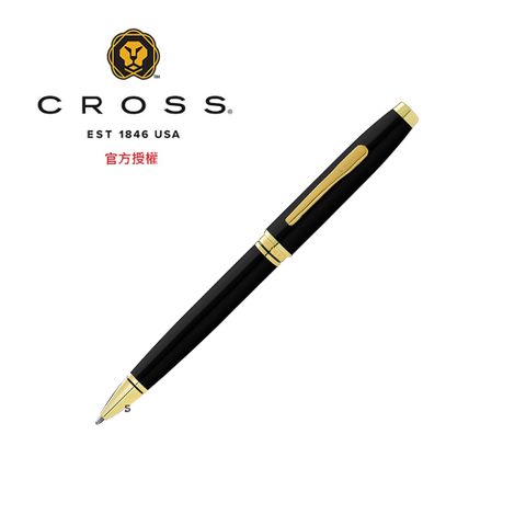 CROSS 高雲系列黑琺瑯金夾原子筆  AT0662-11