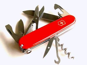 VICTORINOX 瑞士維氏 瑞士製造  登山者Climber black系列-經典15用瑞士刀(1.3703)