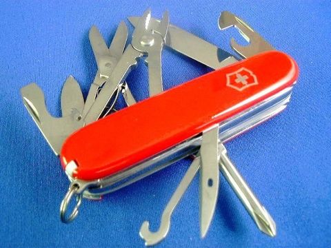 瑞士製造 維氏VICTORINOX 高級修補匠Deluxe Tinker系列-經典17用瑞士刀(1.4723)
