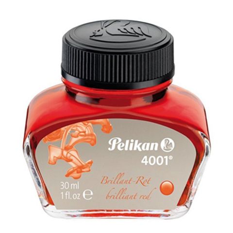 Pelikan4001 Brilliant Red 亮紅鋼筆墨水