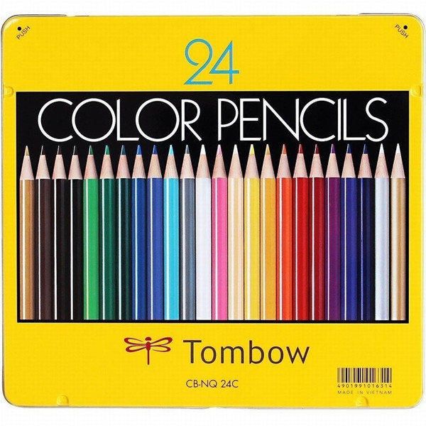 TOMBOW 鐵盒色鉛筆24色*1500K-3624