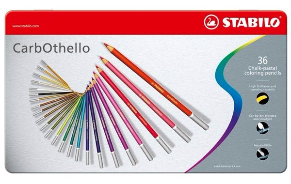 STABILO  CarbOthello  4.4mm  36色粉彩筆*1436-6