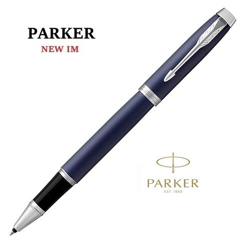 PARKER 派克 NEW IM霧藍白夾 鋼珠筆