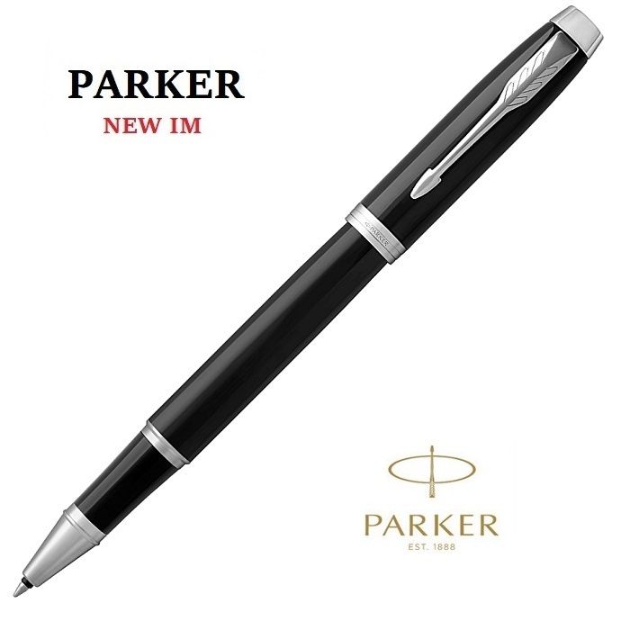 PARKER 派克  NEW IM麗黑白夾鋼珠筆