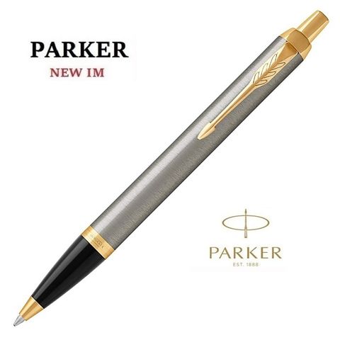 PARKER 派克 NEW IM 鋼桿金夾原子筆