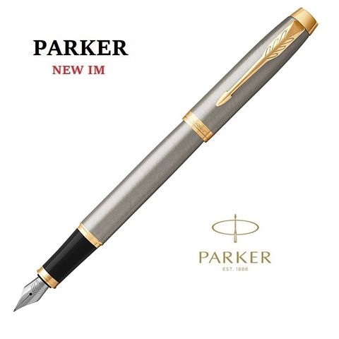 PARKER 派克 NEW IM 鋼桿金夾鋼筆