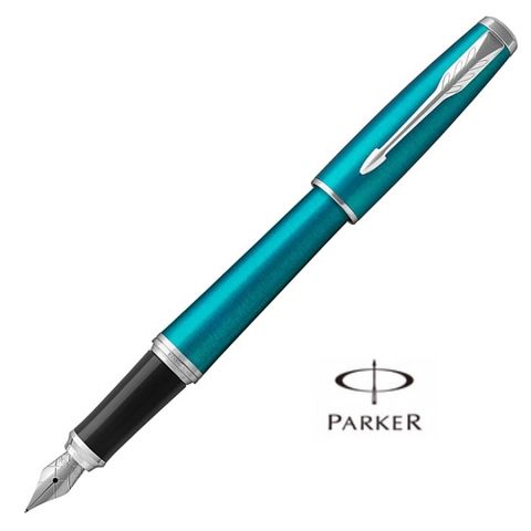 PARKER 派克 紳士系列綠松石白夾鋼筆