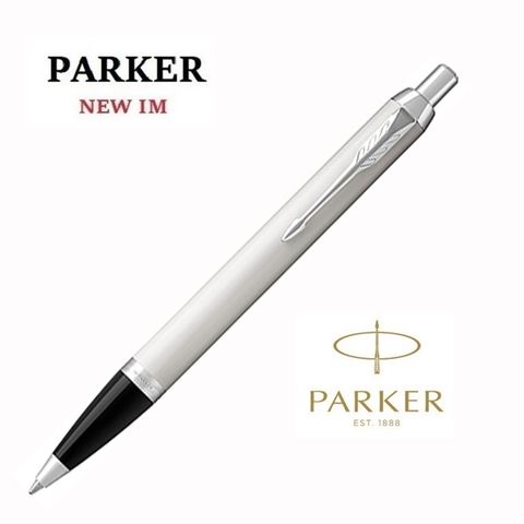 PARKER 派克NEW IM白桿白夾原子筆