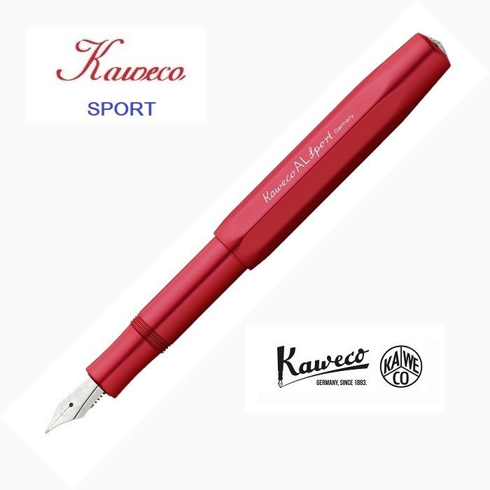 Kaweco ## AL Sport 鋼筆#Deep Red #深紅款