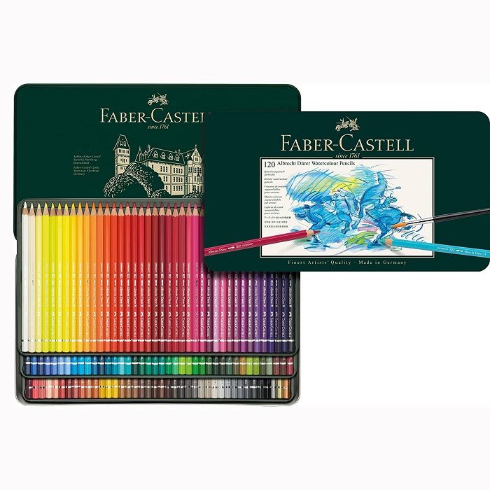 Faber-Castell 輝柏 水性色鉛筆藝術家級120色組*117511