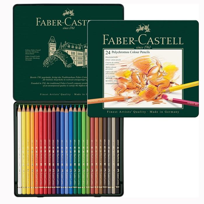 Faber-Castell 輝柏 綠色系列專家級油性色鉛筆 24色 *110024