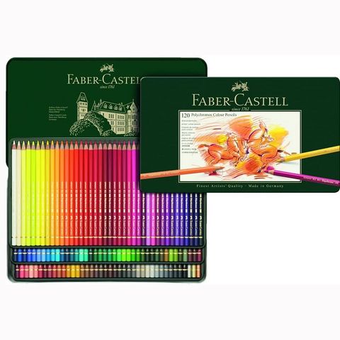 Faber-Castell 輝柏 綠色系列專家級油性色鉛筆 120色 *110011