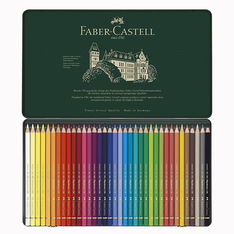 Faber-Castell 輝柏 綠色系列專家級油性色鉛筆36色 *110036