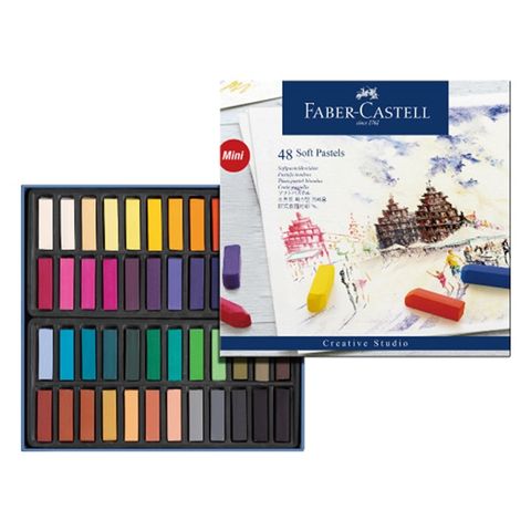 Faber-Castell 輝柏 軟性粉彩系列短型48色*128248