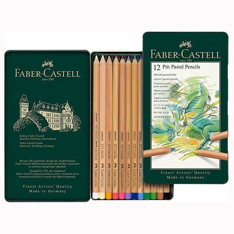 Faber-Castell 輝柏 藝術家級粉彩色鉛筆12色