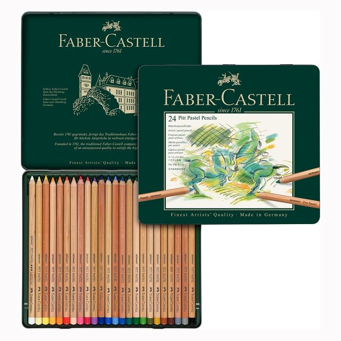 Faber-Castell 藝術家級粉彩色鉛筆24色*112124 - PChome 24h購物