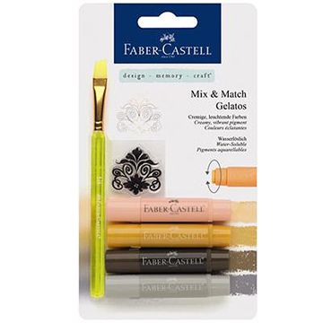  Faber-Castell口紅水性蠟筆中性黃色系4入*121801	