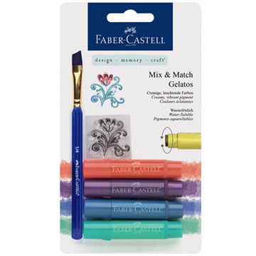 Faber-Castell 輝柏 口紅水性蠟筆金屬色系4入*121806