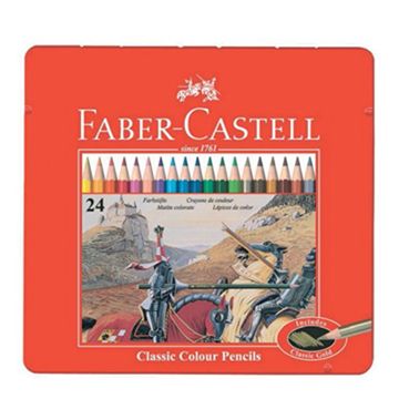 Faber-Castell 輝柏 德國 寓教於樂 24色 經典油性色鉛筆*115845