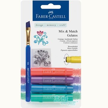 Faber-Castell 輝柏 口紅水性蠟筆金屬色系4入*121806