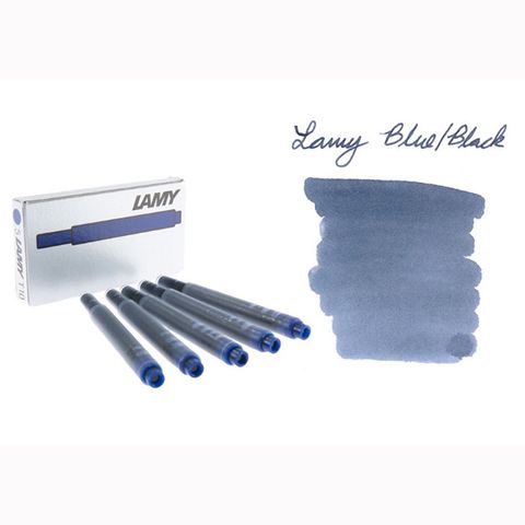 LAMY鋼筆墨水管黑藍色3盒入*T10(共15支)