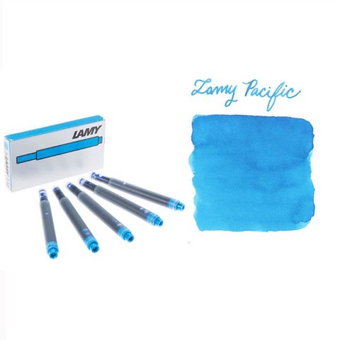 LAMY鋼筆墨水管淺藍色3盒入*T10(共15支)