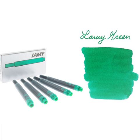 LAMY鋼筆墨水管綠色3盒入*T10(共15支)