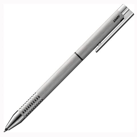 LAMY 連環系列不銹鋼唰紋二用筆(原子筆0.5自動鉛筆)*606