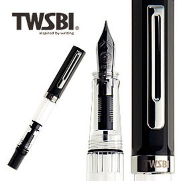 TWSBI 三文堂 台灣鋼筆 ECO 黑色 M