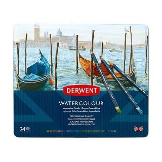 Derwent達爾文WaterColour系列24色水彩色鉛筆*32883 - PChome 24h購物