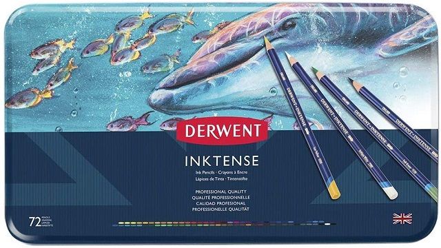 DERWENT  水墨色鉛筆 鐵盒72色*2301843